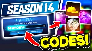 SEASON 14 Redeem Codes In Rocket League [upl. by Ancelin]