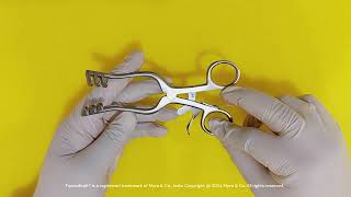 FusionKraft WeitlanerWullstein Mastoid Retractor Curved 3X3 Sharp Prongs 525quot M1341 [upl. by Freed]