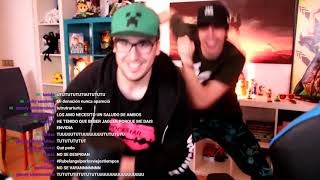 RUBIUS Y MANGEL LA LÍAN BAILANDO MAKINA EN UN DIRECTO [upl. by Rellim]