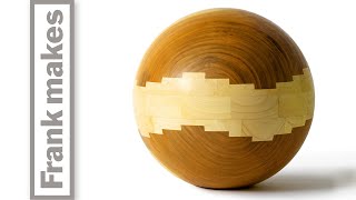 Making a big wooden sphere [upl. by Irita]