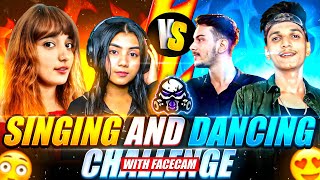 Singing 🎤 amp Dancing 💃 Challenge With FaceCam  PN Kiara ❤ amp PN Rose 🌹 vs PN Harsh ⚡ amp PN Empire 👦 [upl. by Htomit873]