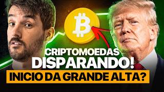 URGENTE CRIPTOMOEDAS DISPARANDO O QUE COMPRAR AGORA TRUMP MUSK JUROS E MAIS [upl. by Alakim]