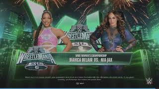 Bianca Belair Vs Nia Jax [upl. by Eilrahc]