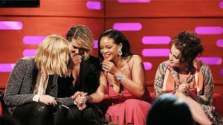 Oceans 8 Cast on The Graham Norton Show 15062018 [upl. by Akirdnwahs227]