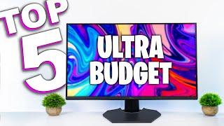 Top 5 UltraBudget Gaming Monitors [upl. by Enak]