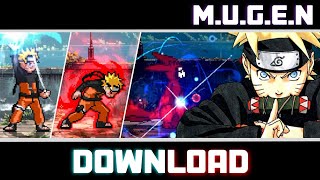 Naruto V2 NZC By Mugen maker  MUGEN JUS CHAR [upl. by Anitnuahs]