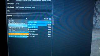 Intel core i7 2760QM  CINEBENCH R1153gp [upl. by Issie]