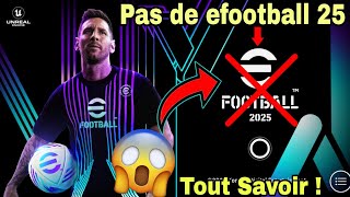 Efootball 25 va changer 🤯  Date de sortie Maintenance en grande échelle [upl. by Fornof65]