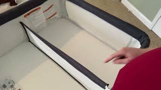 Review of the Ihoming Double Bassinet For 2 Babies Twin Infant CoSleeper Bedside Crib [upl. by Rask]