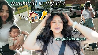 WEEKEND IN MY LIFE  WE GOT THE KEYS LIFE UPDATE CLOTHING HAUL [upl. by Attenborough]