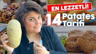 Asla Kaçırılmaması Gereken 14 Patates Tarifi 🥔🍟 Patates Salatası Köftesi Kızartması ve Dahası [upl. by Azirb]