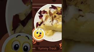 The Easiest dessert in 20 minutes  Arabian Bread Pudding  Yummy Bites shorts [upl. by Hephzibah511]