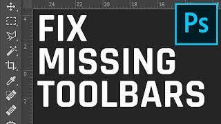 Photoshop Toolbar Missing [upl. by Eniamirt]