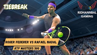 Roger Federer vs Rafael Nadal I Tiebreak Gameplay I 4K60FPS HDR10 [upl. by Ojillek]