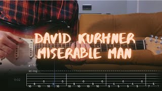 David Kushner  Miserable Man  Guitar Tutorial  Tabs [upl. by Grantham]