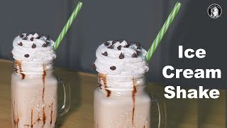 Ice Cream Shake Recipe  Vanilla Ice Cream Milkshake  Kitchen With Amna [upl. by Luckin978]