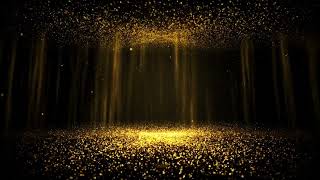 Gold particles dust Background  HD 4K  background loop  Animation  Motion  Effects  Cheizme [upl. by Monafo]