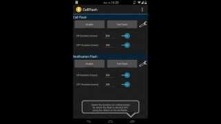 CallFlash Alert on CallSMSIM [upl. by Adnofal892]