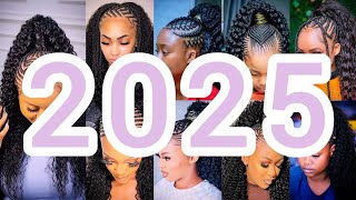 2025 New and Latest Braiding Hairstyles For Ladies  Best Fulani Tribal Braids Trending This Season [upl. by Onid]