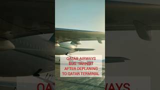 QATAR AIRWAYS BUS TRANSIT shorts travel BROSISjl1jg TravelThirstyBlog MusicTravelLove [upl. by Anaoy]