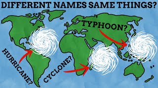 Whats The Difference Between Hurricanes Cyclones amp Typhoons [upl. by Monah185]