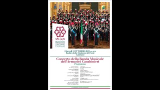 Banda Musicale dellArma dei Carabinieri concerto Lanciano Ch 5 ottobre 2023 [upl. by Gladi]