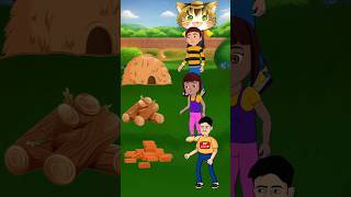 जल्दी से घर बनाCartoonBhoot WalaChichuTVviralshortsshortshortsfeedviralvideofunnyviral [upl. by Erhart]