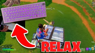 This Keyboard Will Help You Relax Fortnite Solos ASMR [upl. by Alekahs]