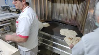 Wow  Baking Tafton Bread Baking Bread Baking Iranian Breadنان تافتون [upl. by Ardnoek]