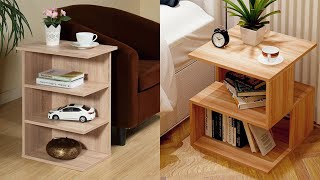 40 Bedside Table  Sofa Side Table Design  Toheed Wood [upl. by Hsiwhem]