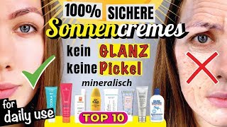 ☀️ Die beste Sonnencreme für unreine amp fettige Haut [upl. by Boff712]