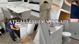 finalmente temos o sofá dos sonhos mesa de jantar e mais  FABULOUS APÊ 9 🤍 [upl. by Haynes]