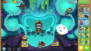 Bloons Tower Defense 6  Luminous Cove  Medium  Standard  Military Only  No Lives Lost [upl. by Wager]