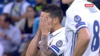 James Rodriguez vs Legia Warsaw Home 1617 HD 1080i [upl. by Murry]