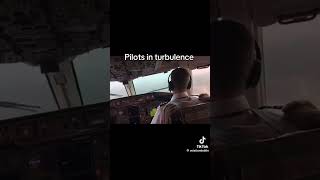 Passengers in turbulence versus pilots in turbulence airplane aviation crosswind turbulance [upl. by Yraeht565]