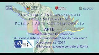 Video Premio Apollo dionisiaco Arte 2024 [upl. by Iaka]