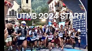 UTMB 2024 LIVE Chamonix START for the 171k  Salida Chamonix 171k [upl. by Anigal]