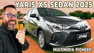 YARIS XS 2025  Sedan Com Bom Espaço e Preço Competitivo [upl. by Leirraj]