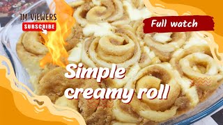 Creamy cinnamon rolls recipe  Easy to make simple Creamy cinnamon rolls [upl. by Phip729]