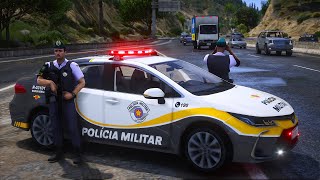 INDIVÍDUO é PRESO pelo TÁTICO OSTENSIVO RODOVIÁRIO  GTA 5 POLICIAL [upl. by Adlev709]