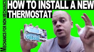 How to Install a New Thermostat  White Rogers and Honeywell [upl. by Daffodil]