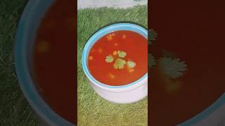 Knorr tomato chatpata soup recipe 😋🍲youtubeshorts shortsvideo shorts [upl. by Phenica]