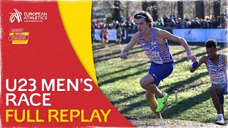 U23 Mens Race  FULL REPLAY  SPAR European Cross Country Championships Piemonte 2022 [upl. by Karalee172]