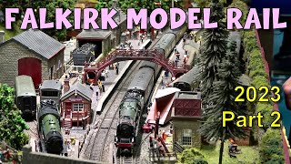 Falkirk Model Railway Exhibition 2023 – Part 2 [upl. by Anieral]