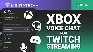 Xbox Voice Chat for Twitch Streaming [upl. by Audi]