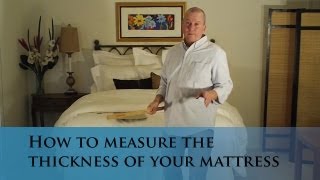 How to measure the thickness of your mattresswwwverolinenscom [upl. by Dnalel]