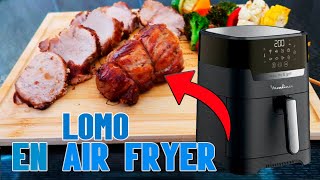 AIR FRYER LOMO DE CERDO freidora de aire MODO GRILL como usar para carne LA CHEF [upl. by Aiasi]