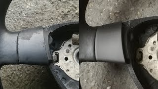 Reparacija Farbanje Koznog Volana i Plastika VW Passat [upl. by Kcinemod]