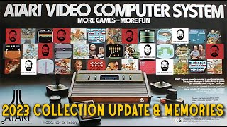 My Atari 2600 Collection  Games and Memories Updated For 2023 [upl. by Sorcha]