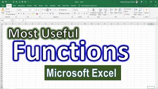 Most useful excel functions  top 10 excel formulas  basic excel formulas  excel for beginners [upl. by Paza365]